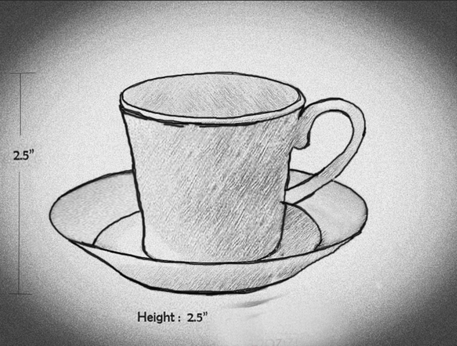 Lorren Home Trends Lorren Home 2Oz. Espresso Set Service For 6-Gold Floral
