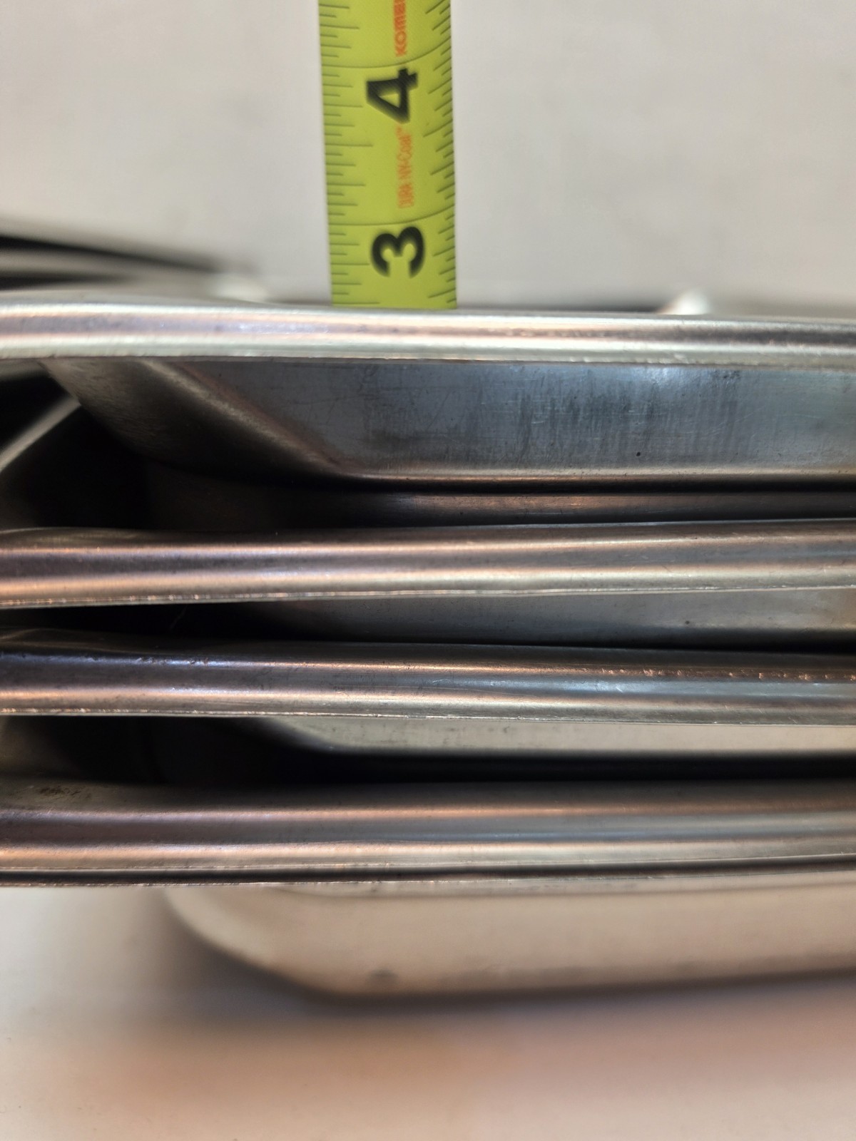 Lot 10 Vollrath 57248 Half Size Steam table Pan 2-1/2″ deep 22 Ga