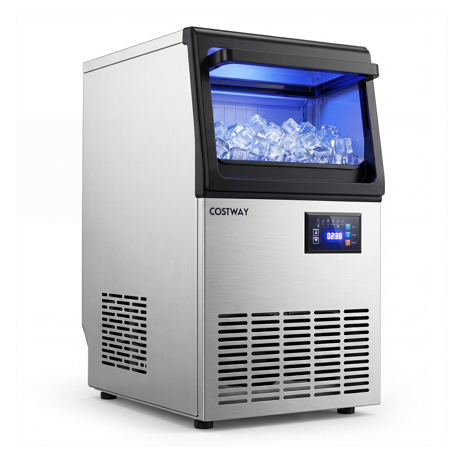 Stainless Steel Ice Maker, Under Counter & Freestanding Ice Making Machine