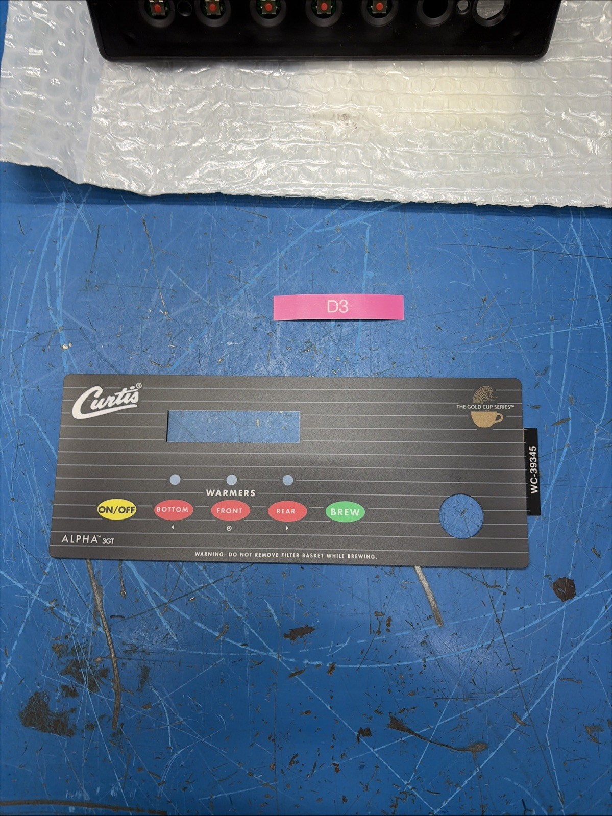 Wilbur Curtis WC-774 Alpha Control Module W/key Pad Sticker Fast 🇺🇸 Shipping