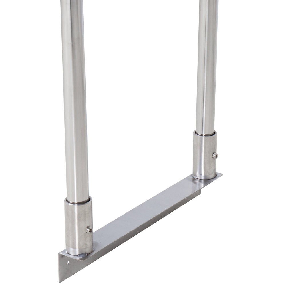 12″W x 30″D x 19″H Stainless Steel Single Deck Overshelf For Work Prep Tables