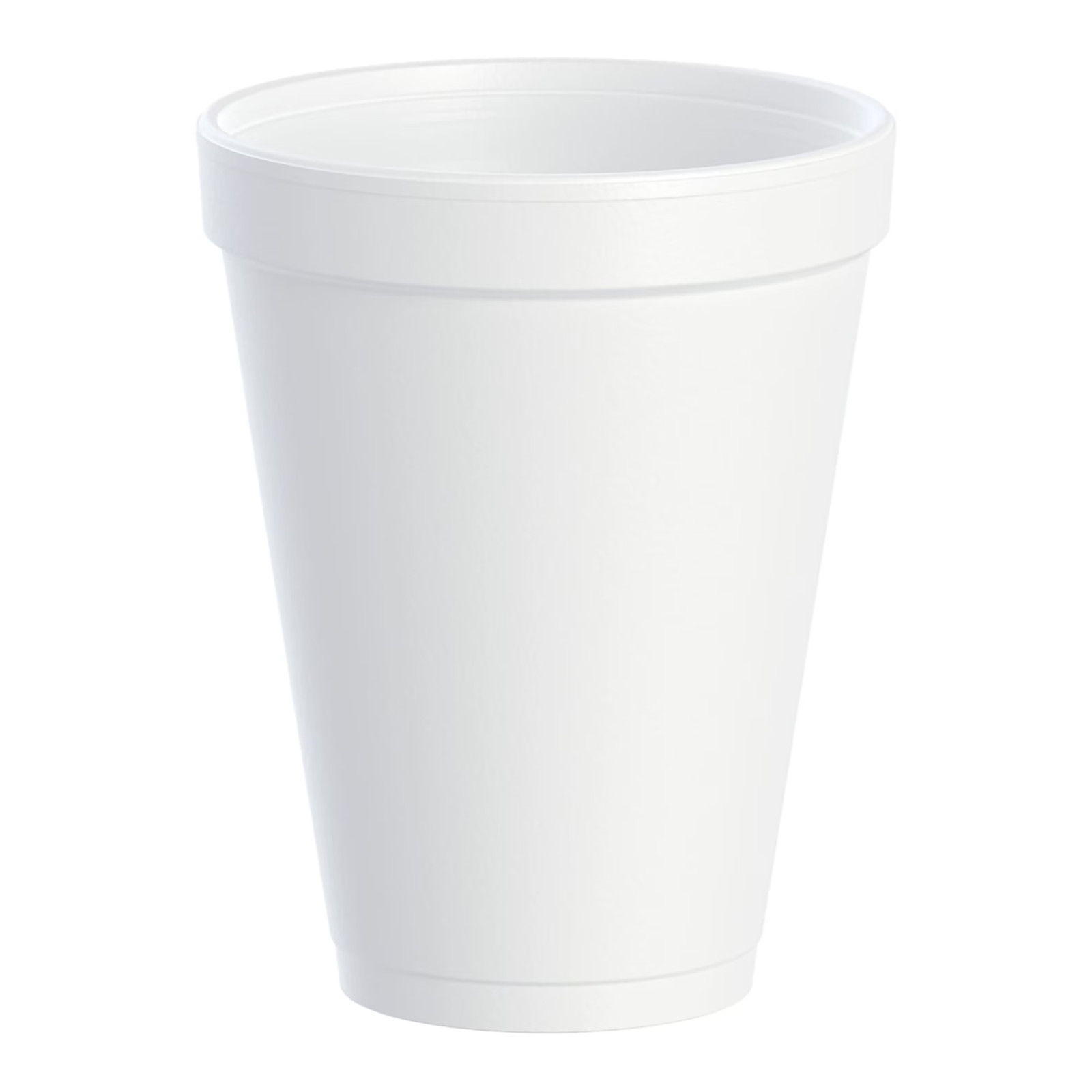 Dart 12J12 Foam Cup 12 oz Insulated White Disposable Drink Cup 1,000/Case New