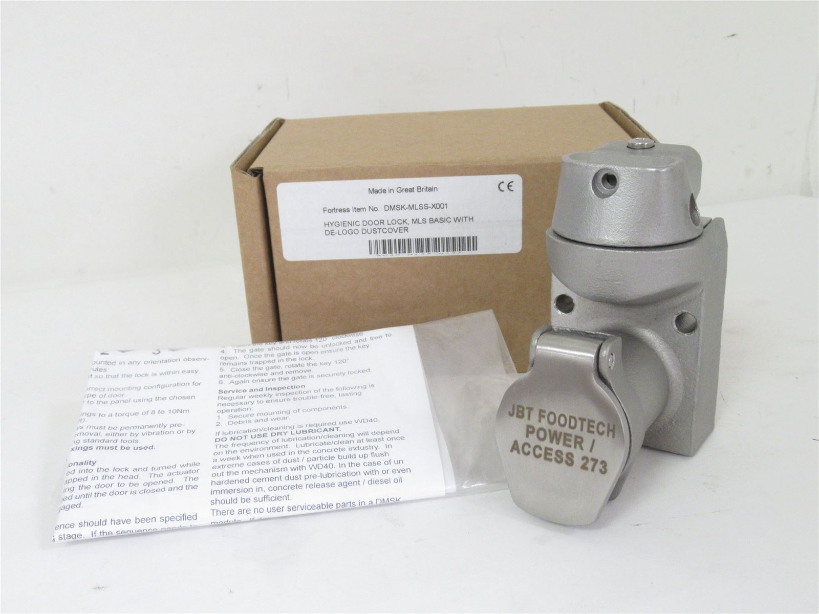 228745 New-No Box; Fortress DMSK-MLSS-X001 Hygienic Door Lock