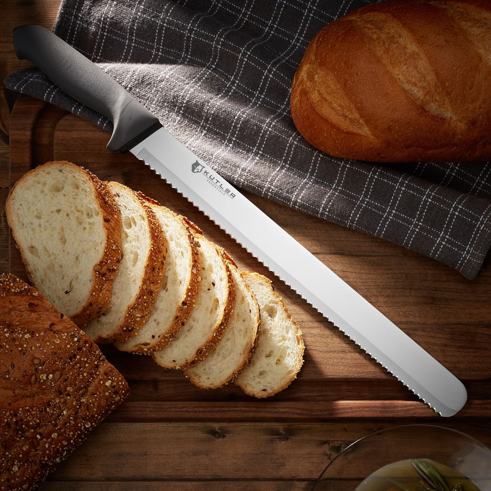 Kutler Professional 14-Inch Bread Knife And Cake Slicer Serrated Edge –
