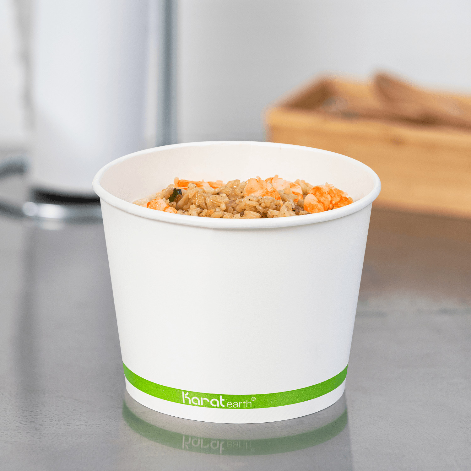 Karat Earth 32oz Eco-Friendly Paper Food Containers – Generic (140.5mm), 600 pcs