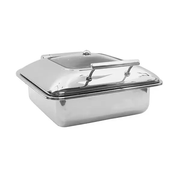 TableCraft CW40163 6 Qt. Induction Round Chafer Dish w/ Two-Thirds Size