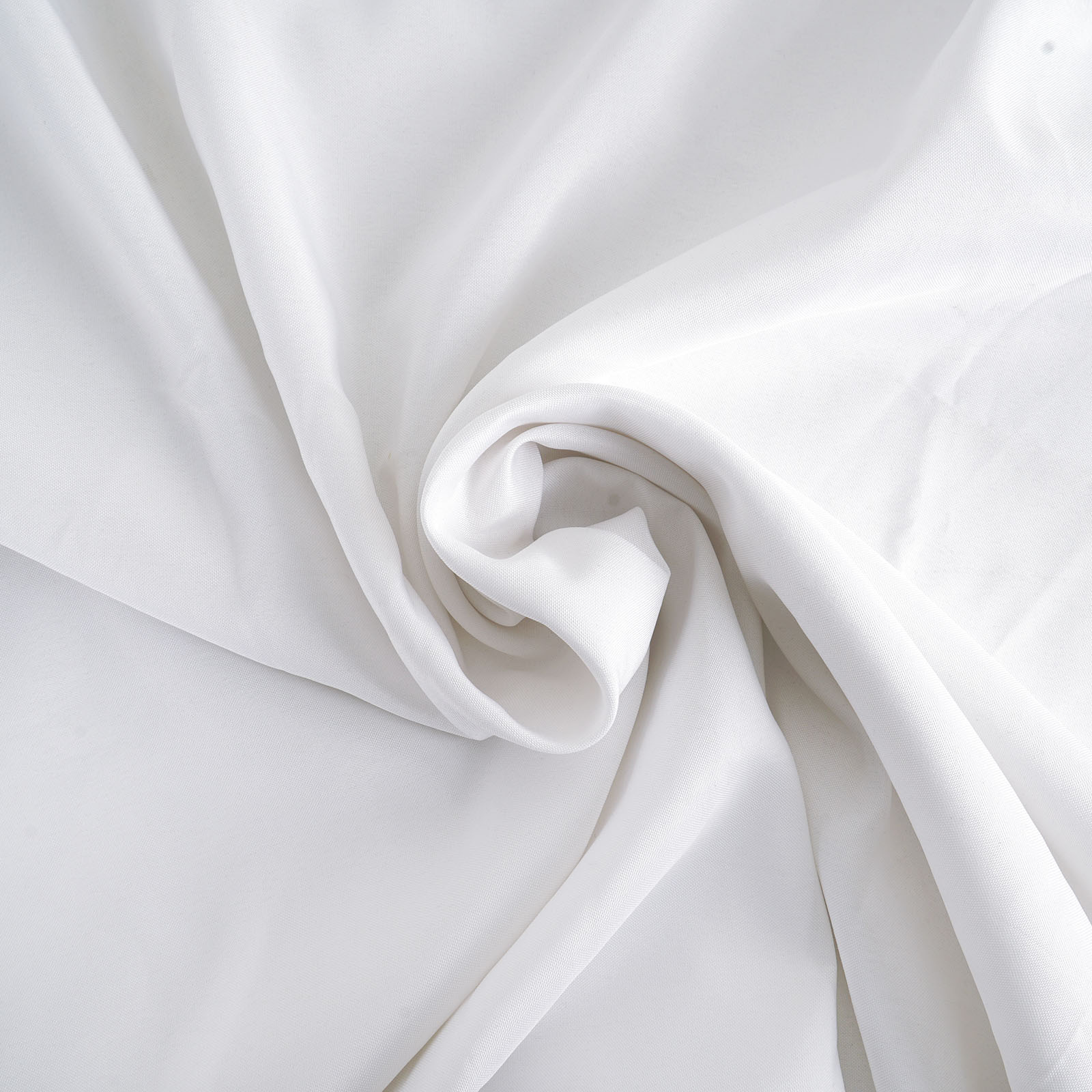 White 14 feet POLYESTER PLEATED TABLE SKIRT Tradeshow Wedding Catering Supplies