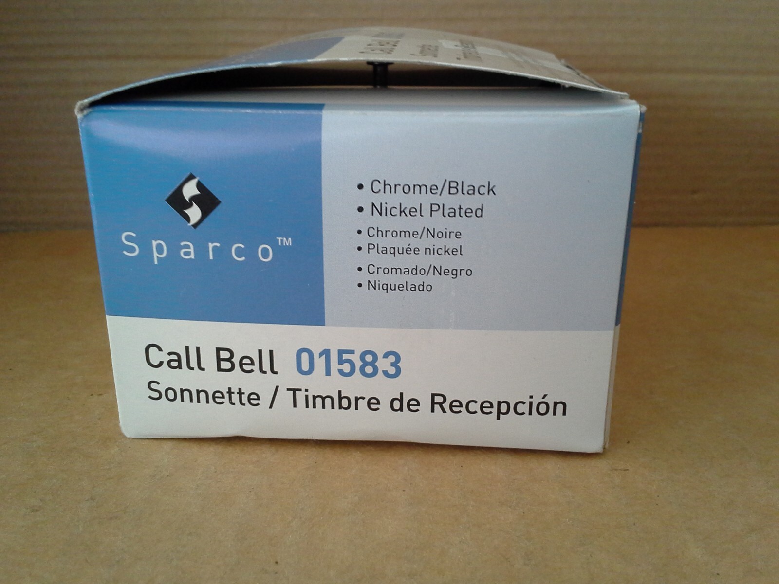 Sparco SPR01583 Nickel Plated Call Bell. Open box