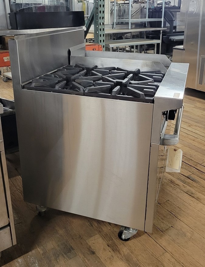 US RANGE Restaurant 4 BURNER 12″ GRIDDLE STANDARD OVEN