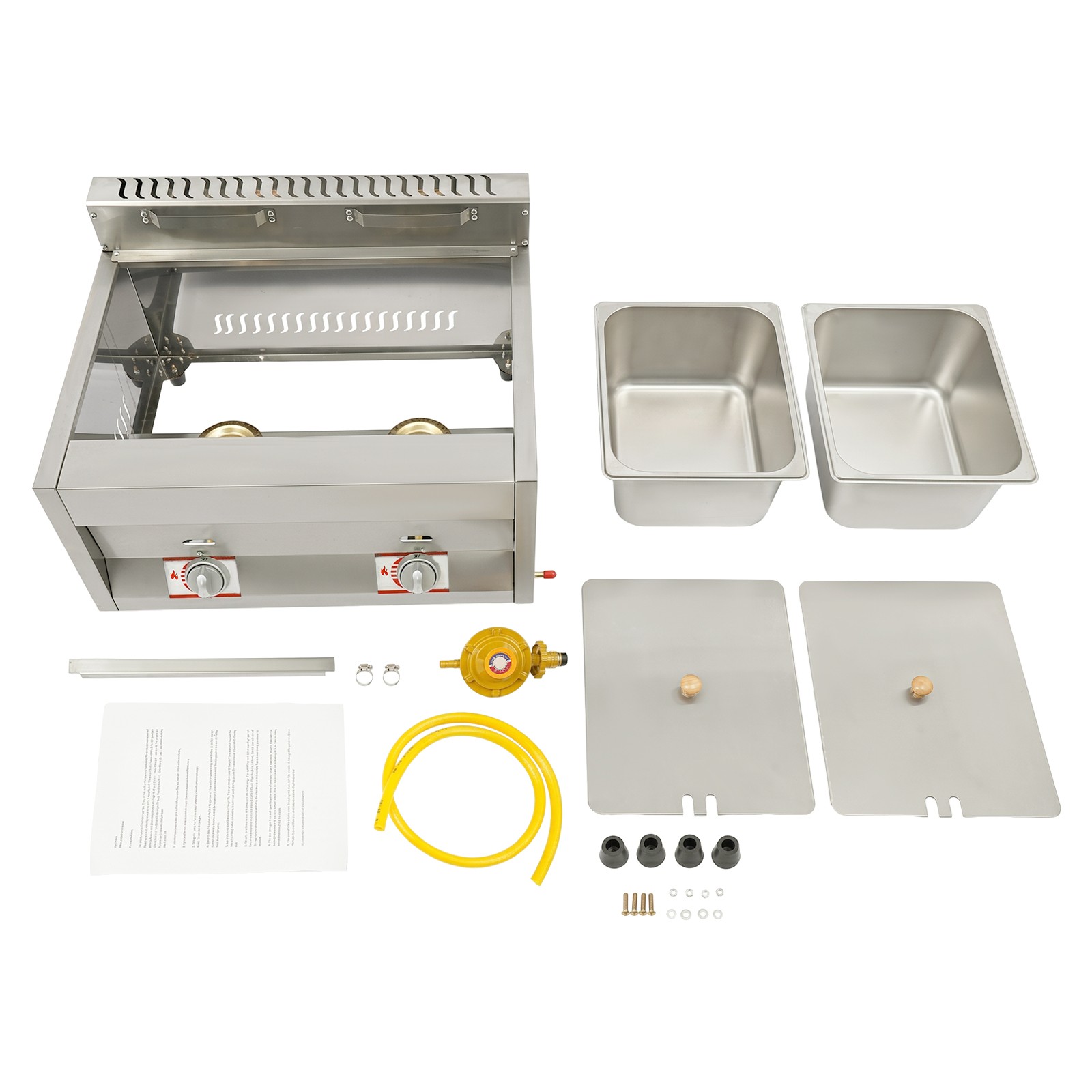 Commercial Counter-top Gas Fryer Deep Fryer Propane LPG Stainless Steel 12L 12Kg