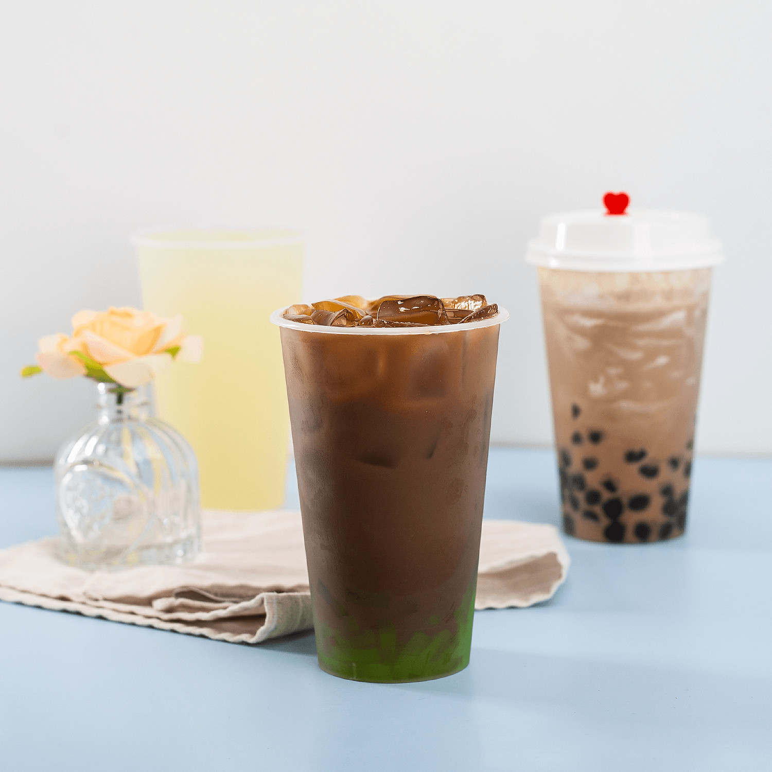 Karat 16oz Tall Premium PP Cup (90mm), Matte – 1,000 ct, C-TPP16M