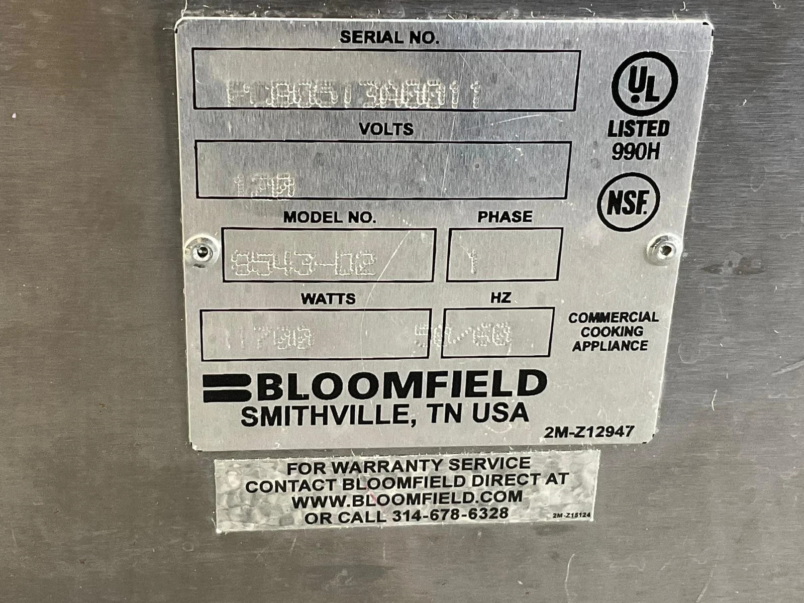 Bloomfield 8543-D2 Koffee King 2 Warmer Pourover Coffee Brewer