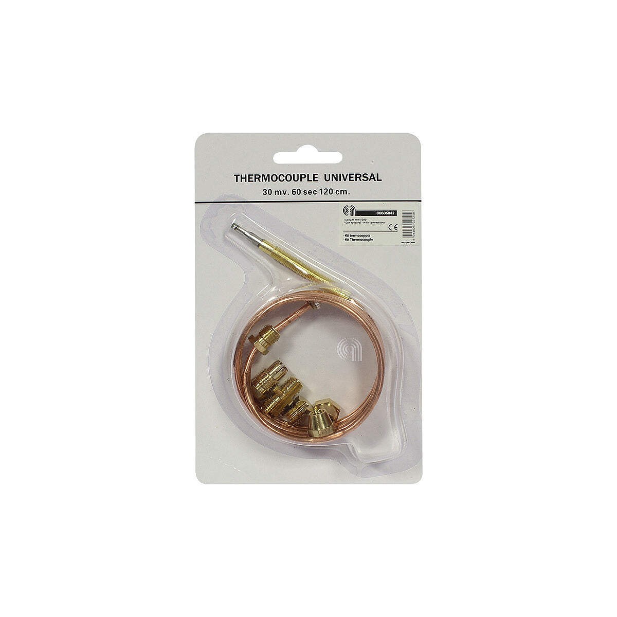 THERMOCOUPLE KIT WITH FITTINGS 120CM HOB UNIVERSAL