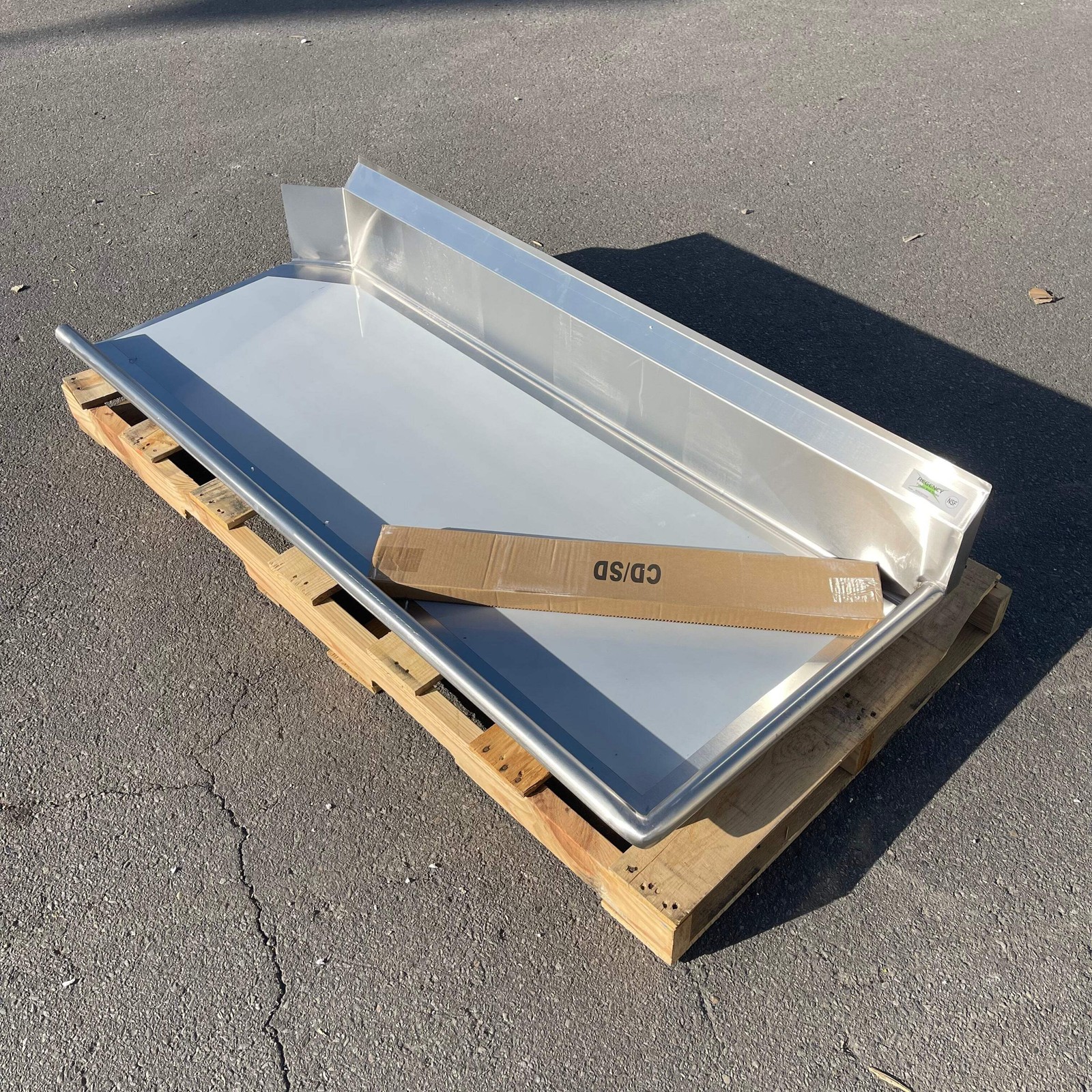 Z@ Pallet of REGENCY Clean Dish Table – Right Drainboard Stainless Steel 600CDT7