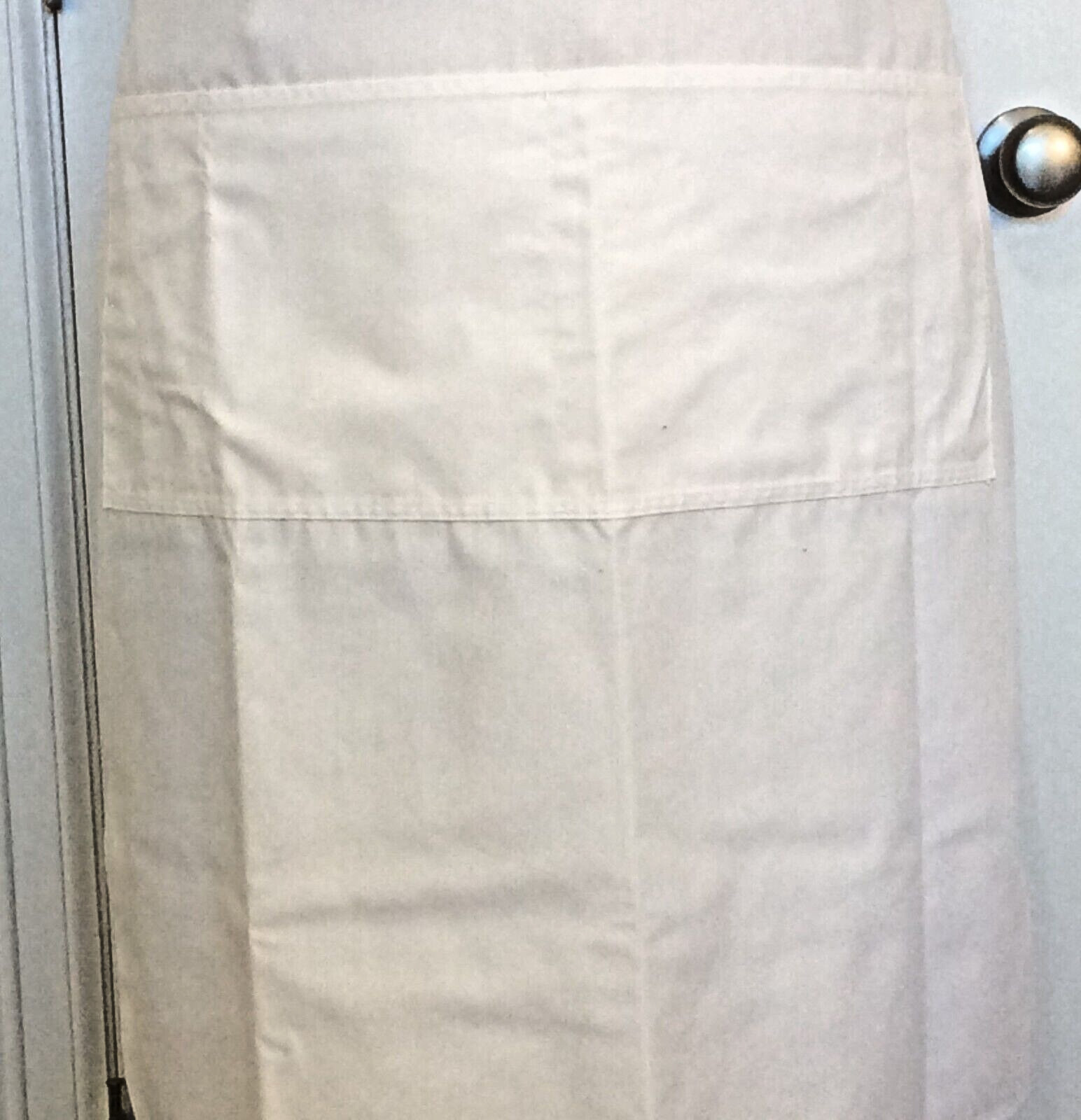 Lot Of 3 Restaurant Waiter Waitress Barista Half Bib 4-Pocket Apron White 30×25