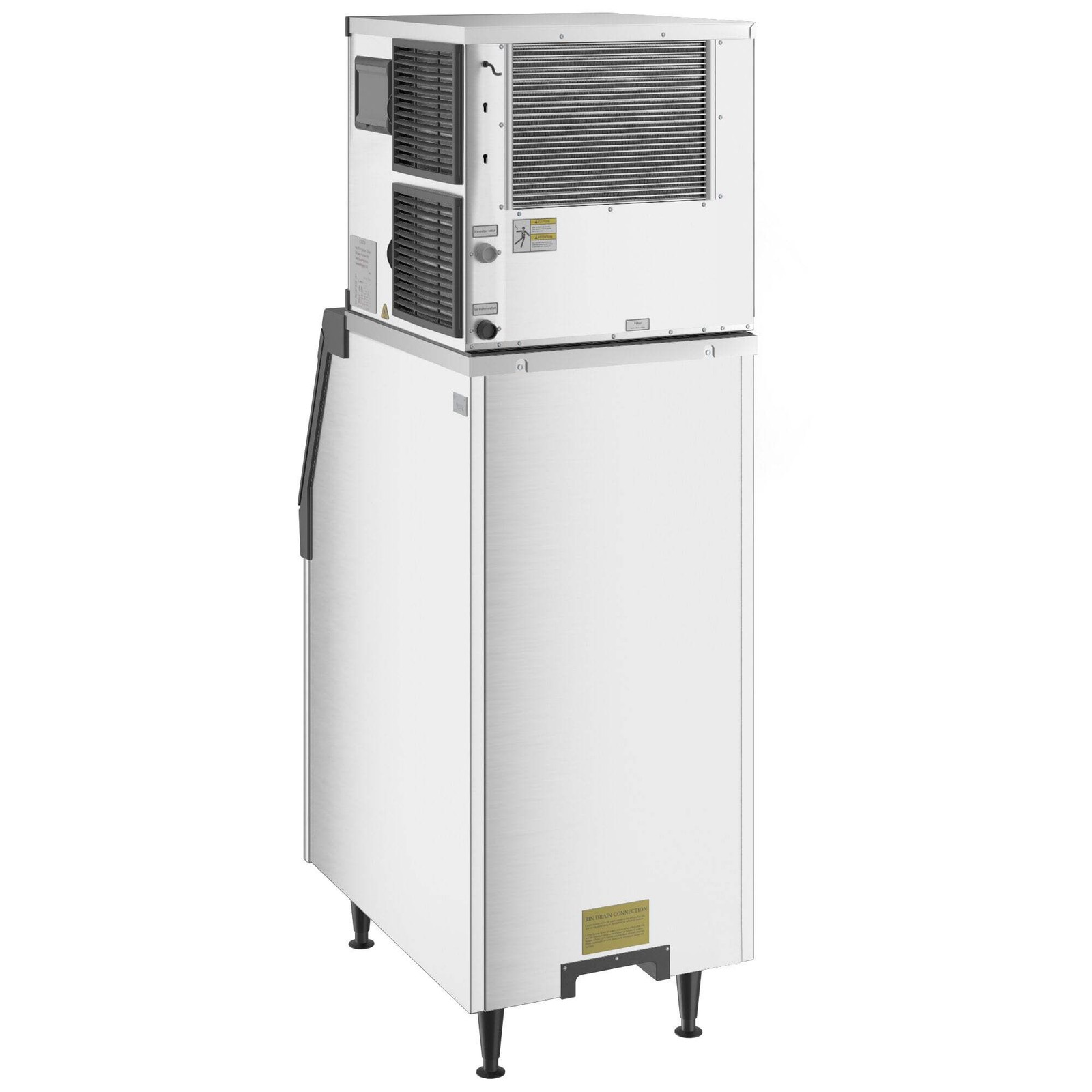 22″ Air Cooled Modular Half Cube Ice Machine with Ice Bin – 350 lb.