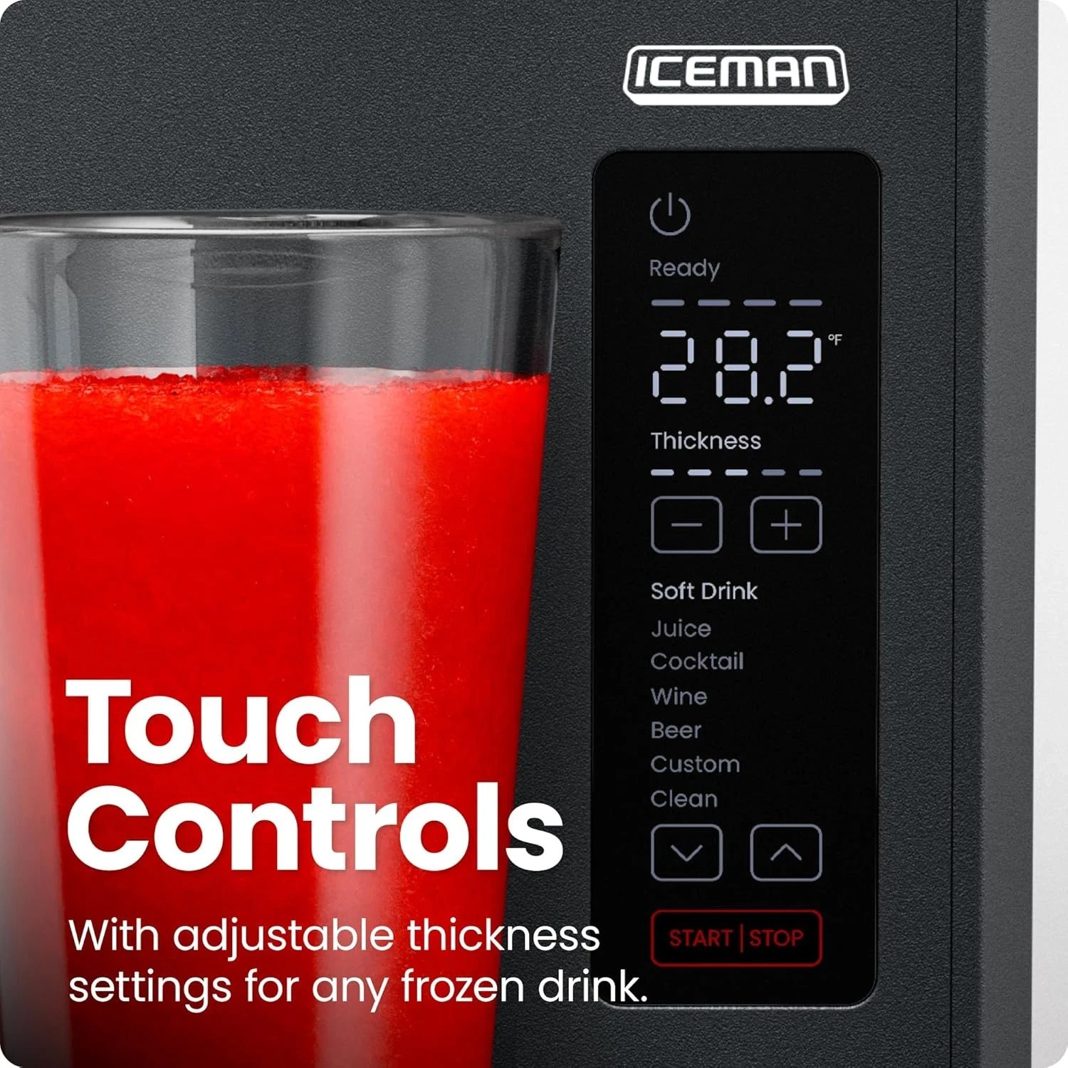 Iceman Slush-Ease Slushie Machine Frozen Drink Maker with 5 Presets