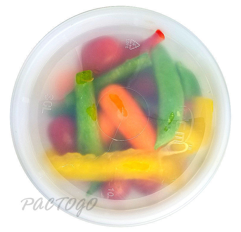 240 Sets – 24 oz. Plastic Deli Food/Soup Container Heavy Duty Microwavable Tubs