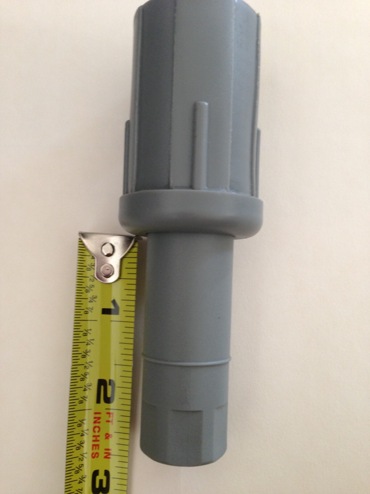 4 GRAY PLASTIC ADJUSTABLE BULLET LEG FOOT 1-5/8 OD TUBING CHG A10-0841-C KASON