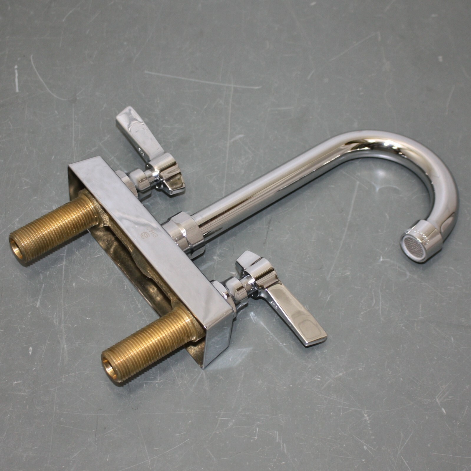 Component Hardware Group High Arc Faucet K11-4000, Deck Mount, 4″ Center, Brass