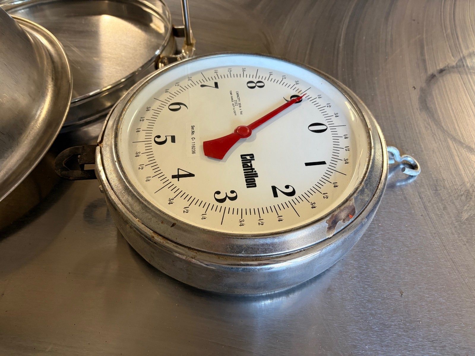 Chatillon 30lb Commercial Hanging Kitchen Produce Feed Hardware Scale
