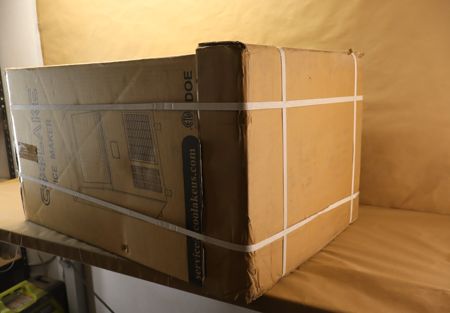 Coolake IM90BX-B Commercial Ice Maker 200lb/Day 50lb Storage New Sealed