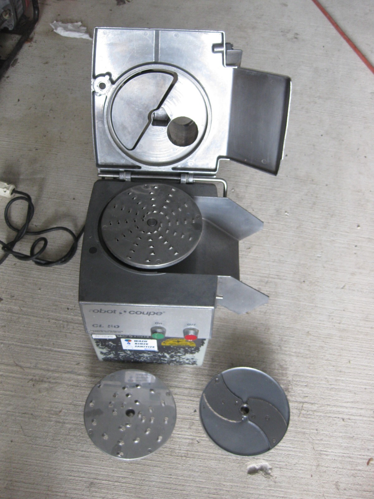 Robot Coupe CL 50 Ultra Continuous Feed Food Processor with 3 Discs