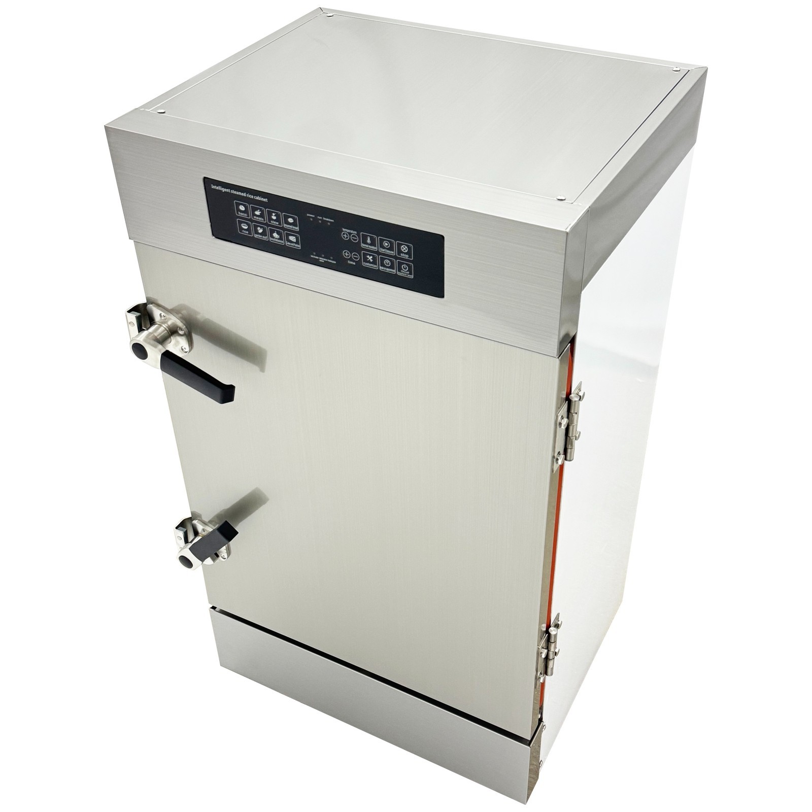 220V 9KW Commercial Intelligent Electric Steaming Cabinet 8Trays Rice SteamerBox