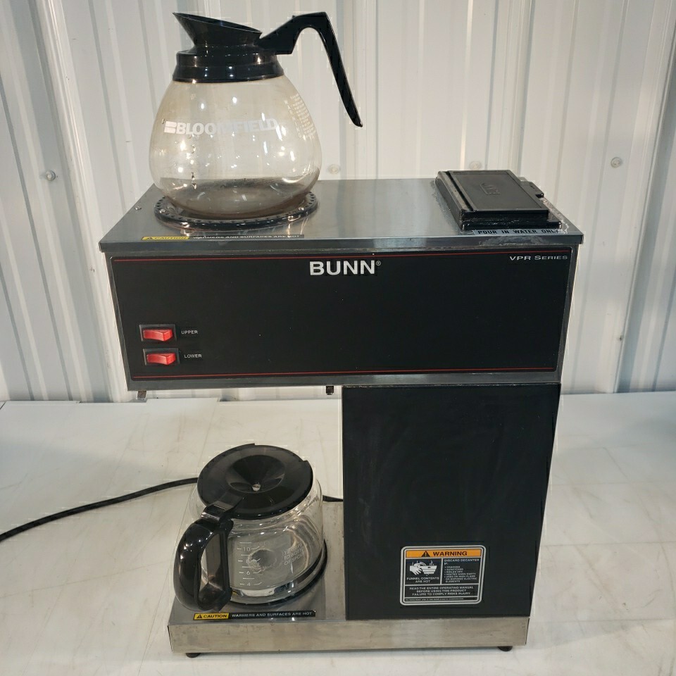 BUNN VPR 33200-0000 2 Pots & 2 Hot Plates- MISSING FILTER HOLDER