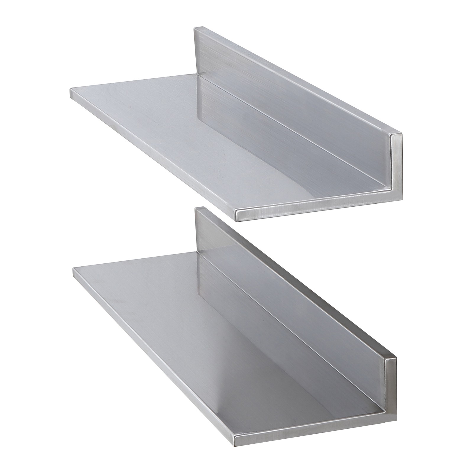2PCS 30″ x 8.6″ Stainless Steel Wall Mounted Shelf Kitchen Restaurant Shelving