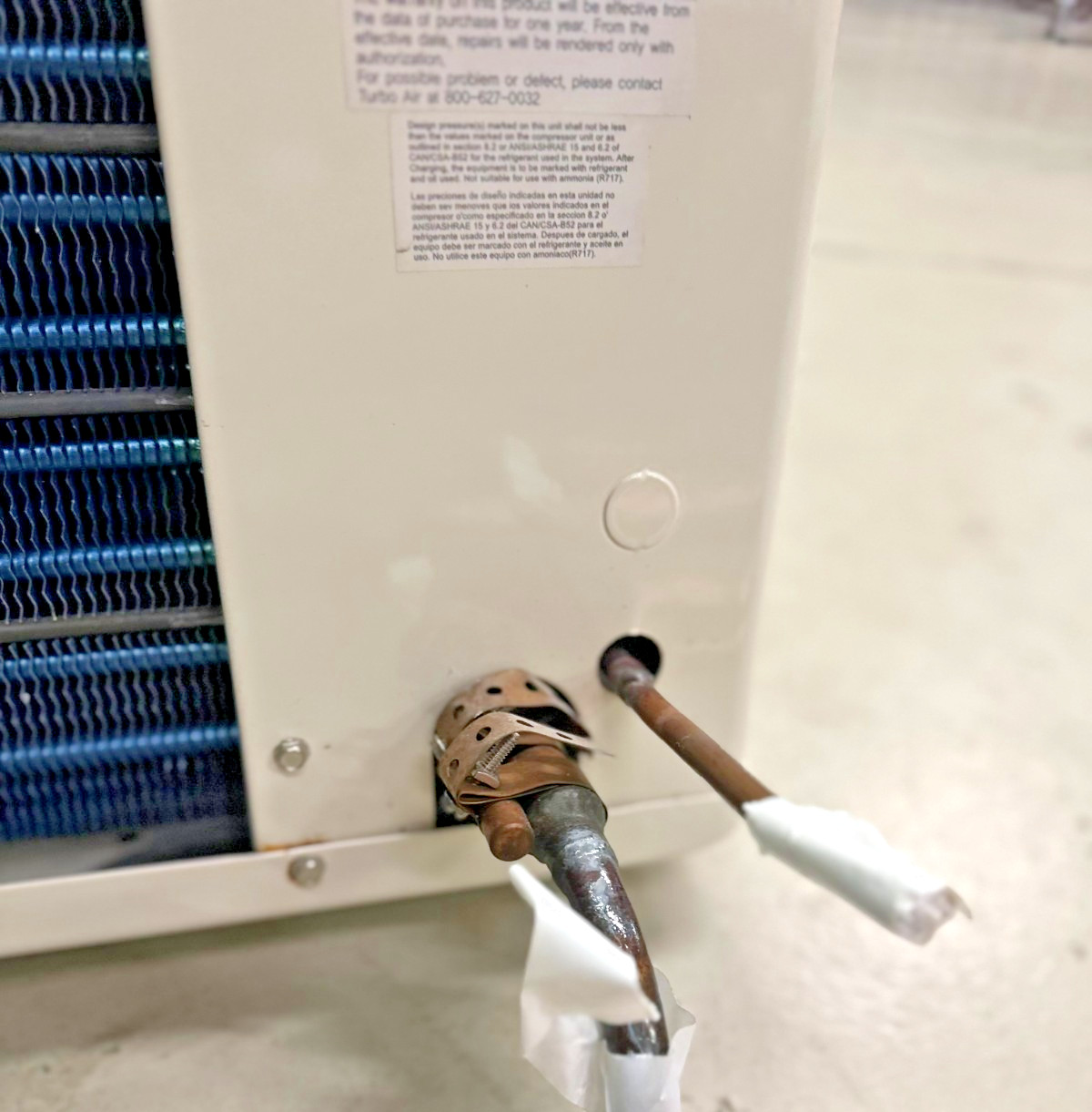 Turbo Air Electric 2 Fan Low Profile Evaporator Coil with Defrost (Unit Cooler)