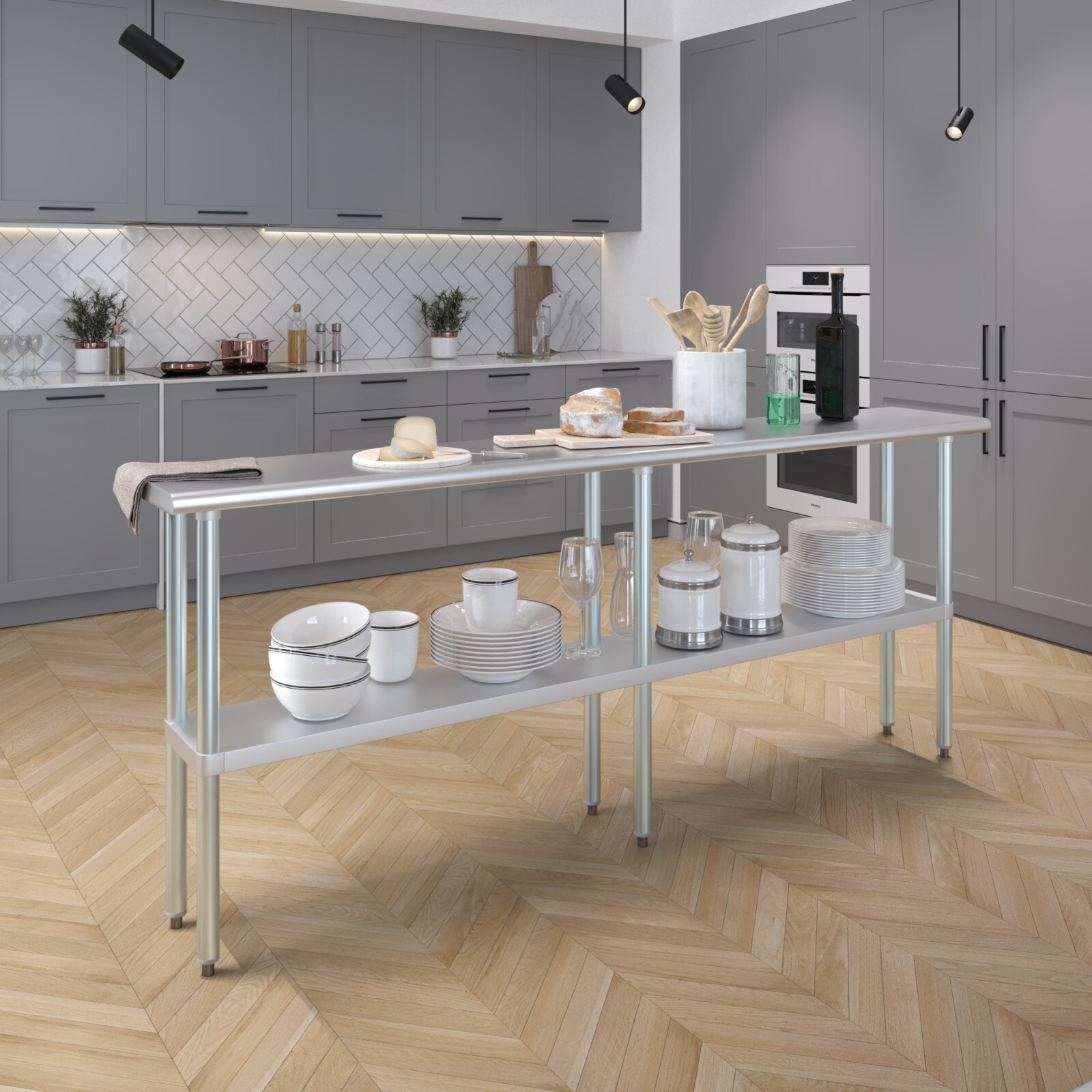 14 in. x 84 in. Stainless Steel Table