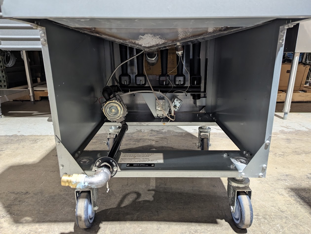 Vulcan LG500-1 Natural Gas Fryer, Floor Model, 70lb, Includes Baskets, OPEN BOX