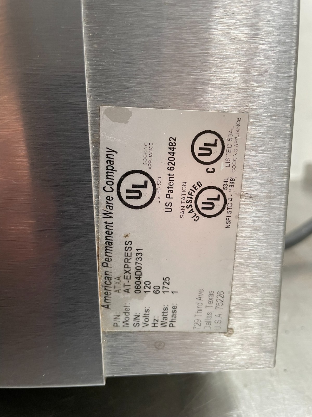 APW Wyott AT-EXPRESS Electric Conveyor Toasters