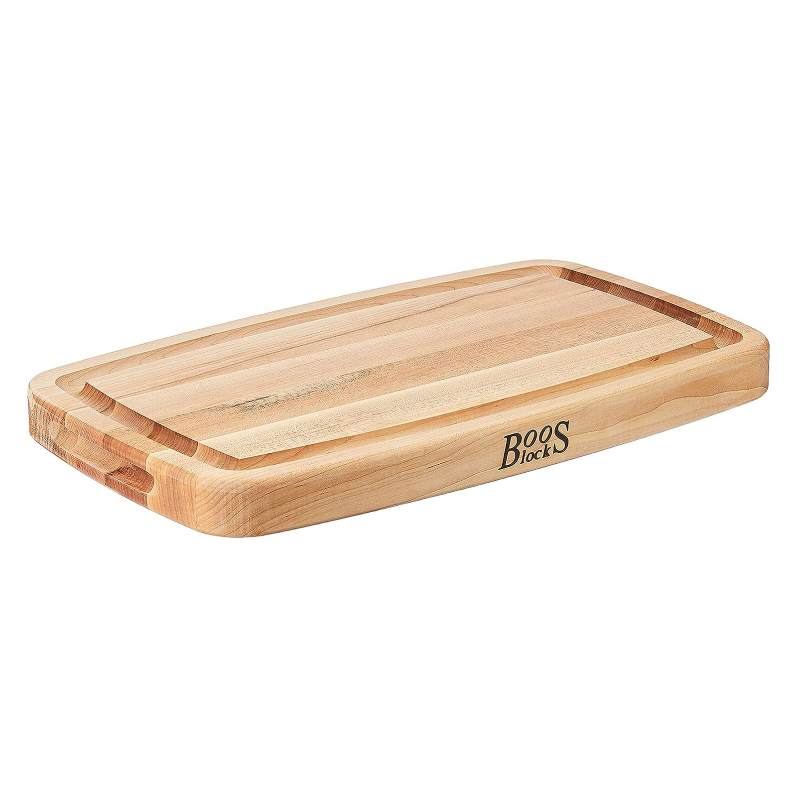 John Boos CB Reversible Wood Cutting Board with Juice Groove, Maple