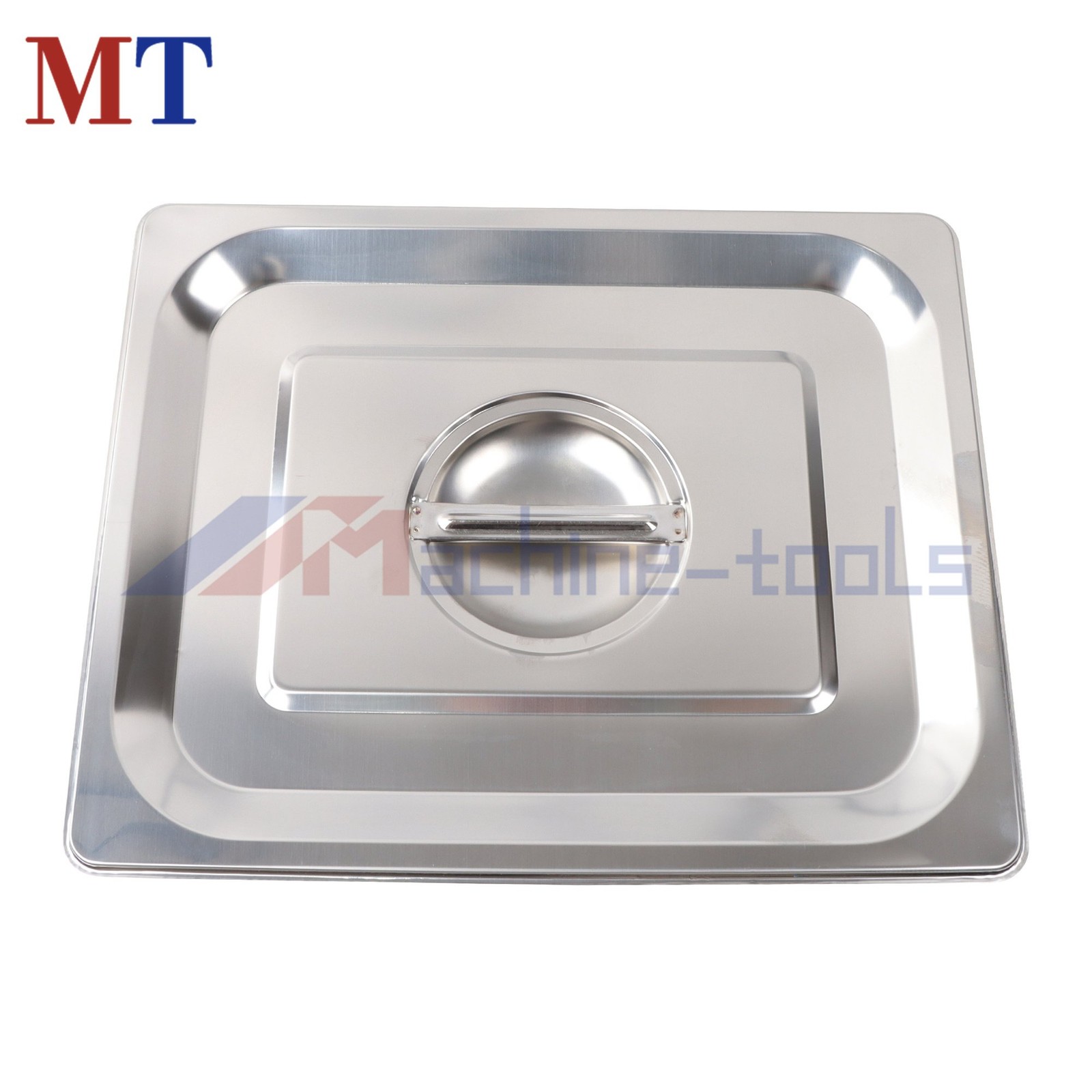 Durable Stainless Steel 1/2 Size Steam Pan Set, 4-Pack 6 Inch Deep