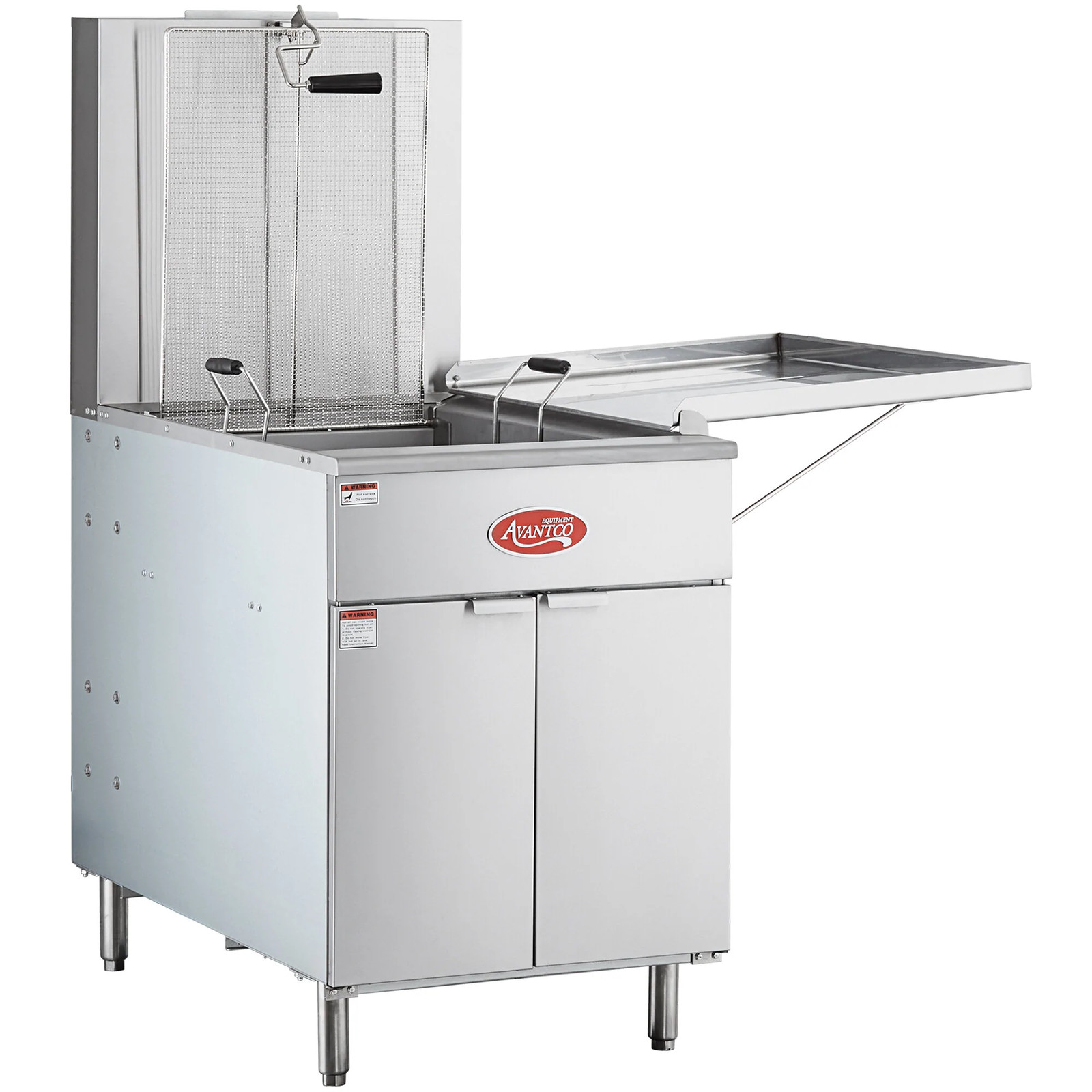 Natural Gas 110-125 lb. Flat Bottom Funnel Cake / Donut Fryer – 90,000 BTU