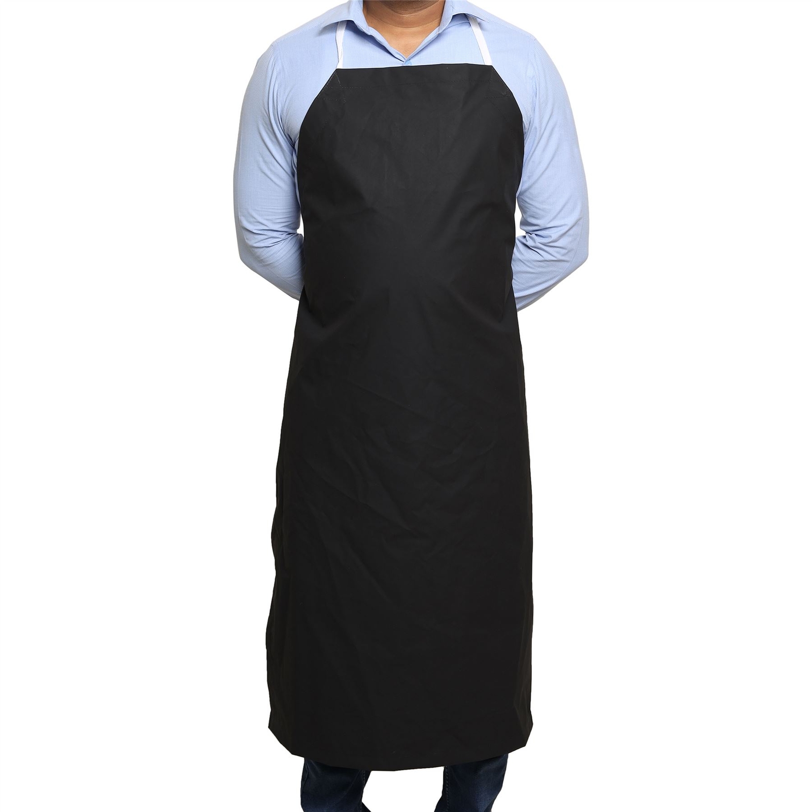 Black Rubber Bib Apron, Large (27″W x 42″L) – Eisco Labs