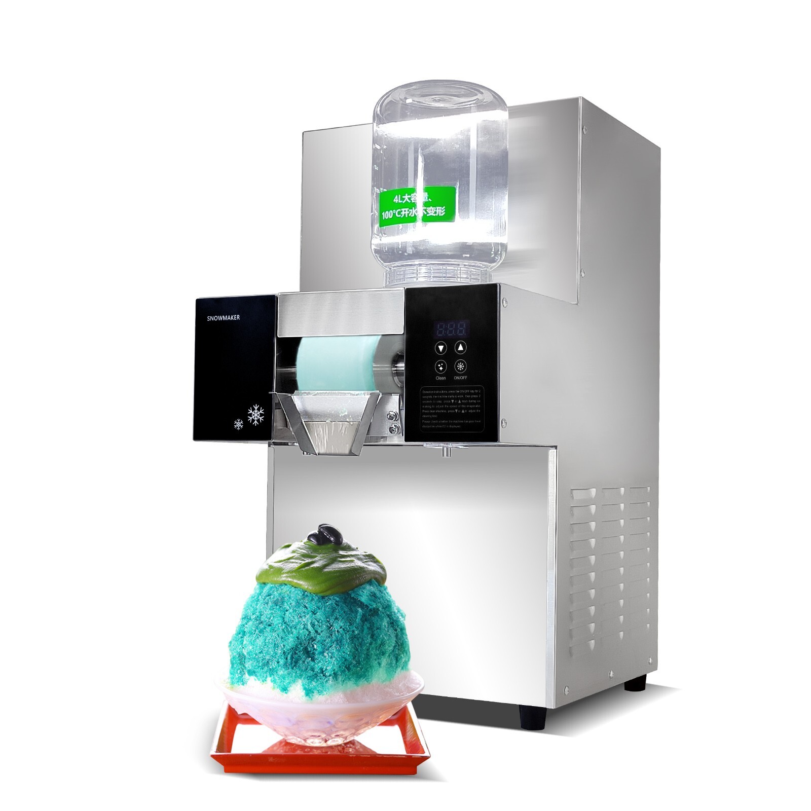 Kolice Commercial Automatically Electric Snowflake Ice Machine Air Cooling