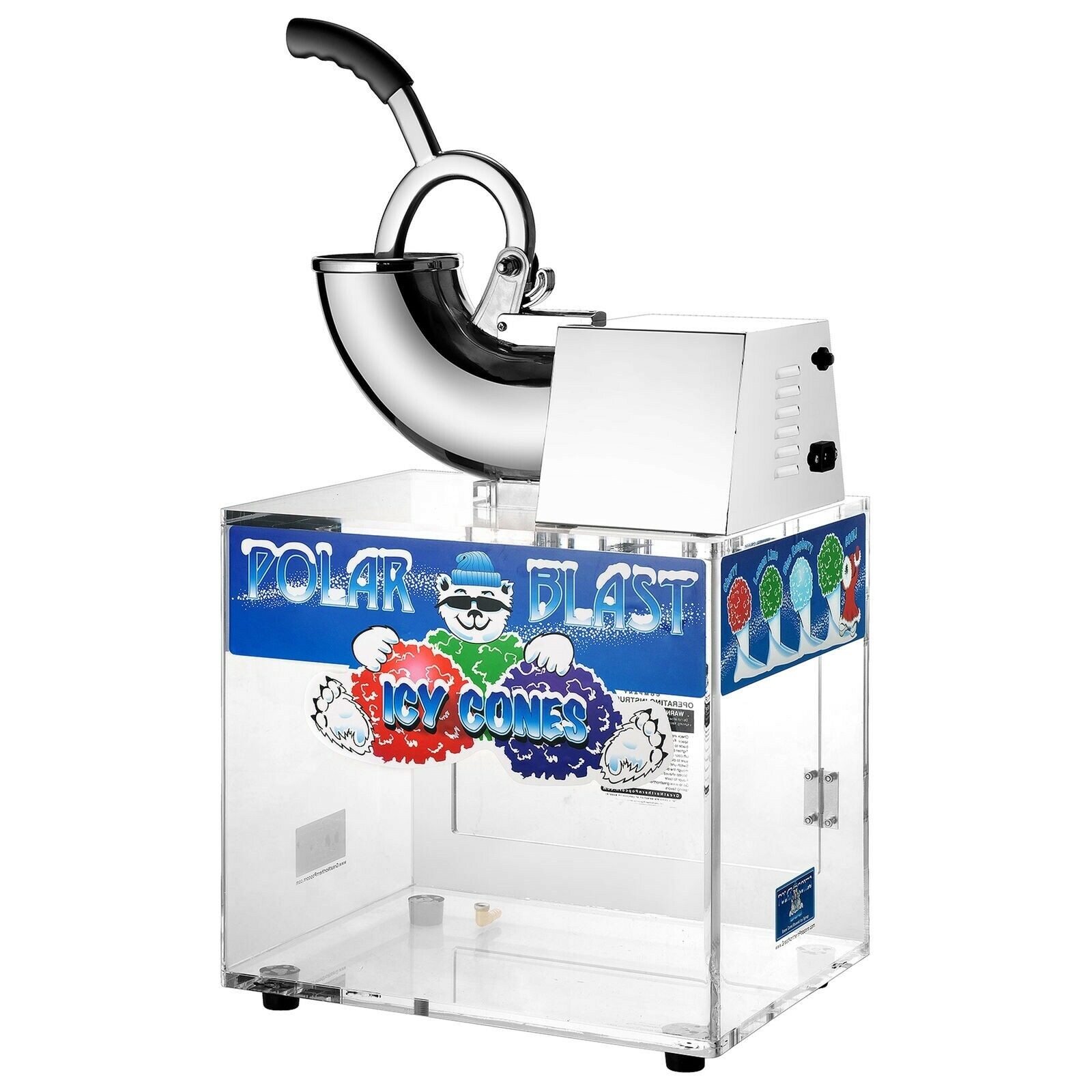 Great Northern Polar Blast Acrylic Snow Cone Machine Snowcone Slush Maker