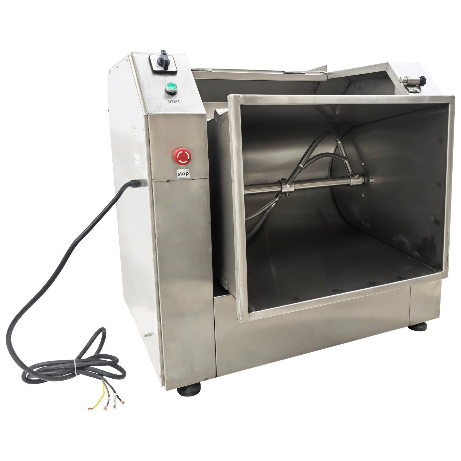 PreAsion 110LB Commercial Dough Mixer 220V Electric Dough Mixing Machine 3-phase