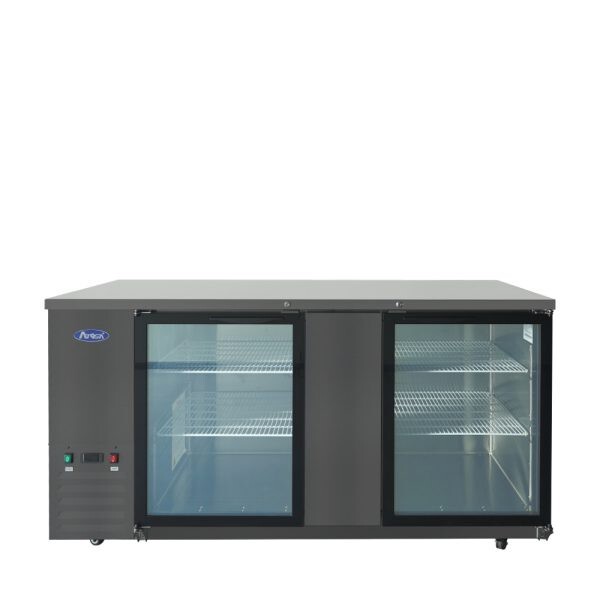 Atosa SBB69GGRAUS2 2-GLASS Door 68″ BACK BAR COOLER