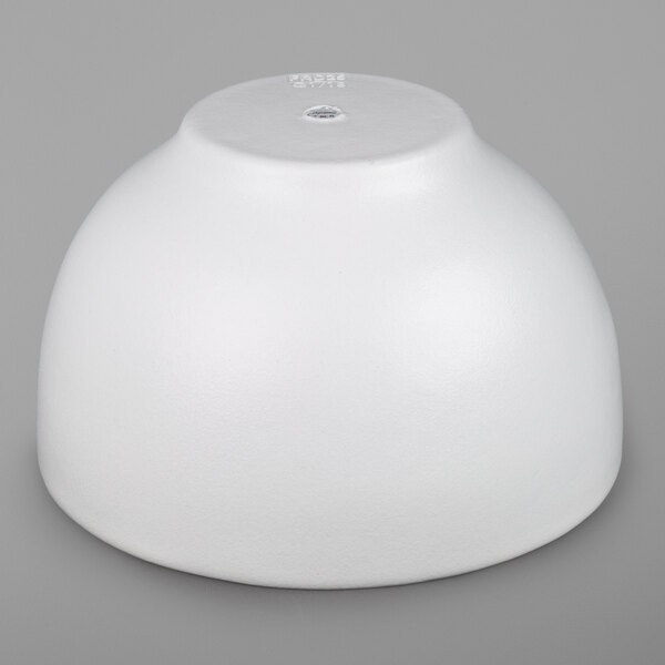 G.E.T. 11.6 Qt. Textured Finish White Resin-Coated Aluminum Texas Round Bowl