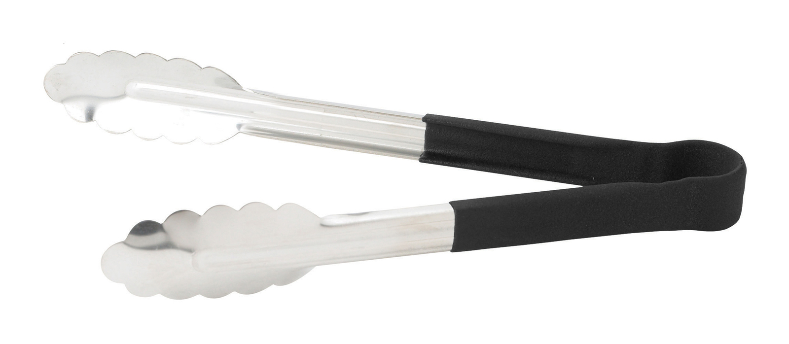 9″ S/S Utility Tong, PP Hdl, Black (6 Each)