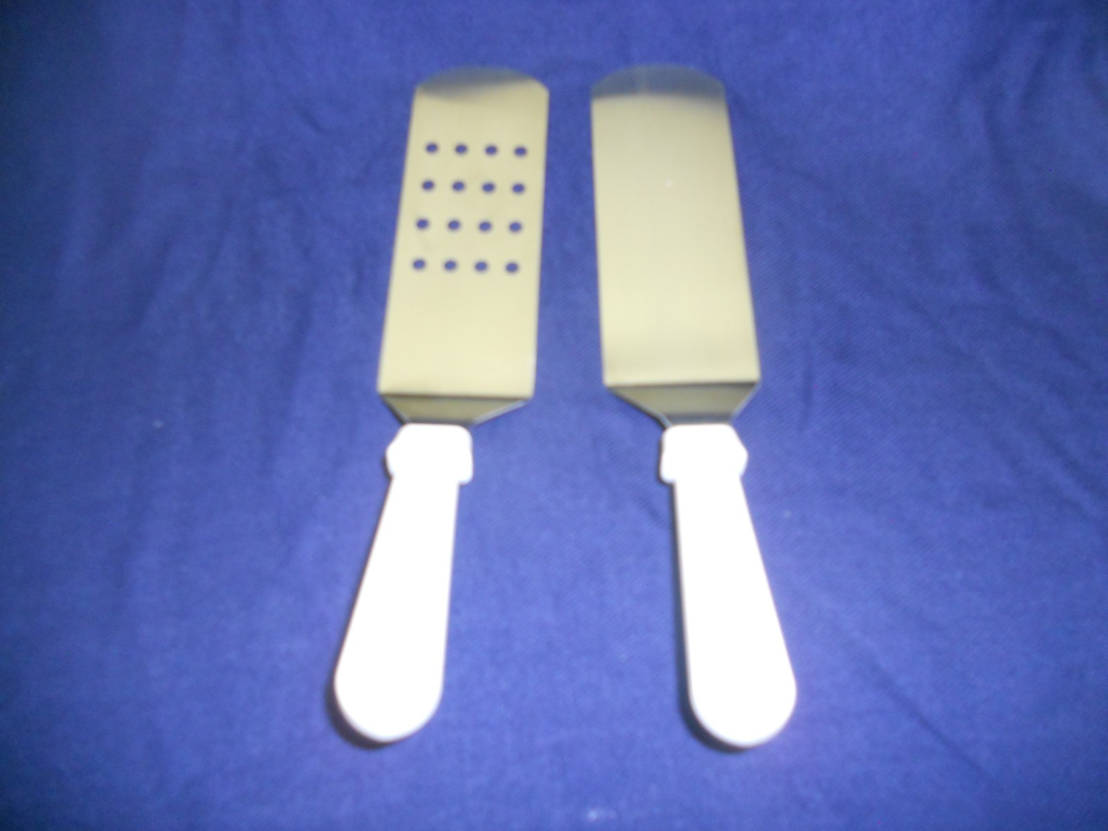 2Stainless Steel Spatula Turner Polar Ware NSF T6017 T6016 India 8 1/4″ x2 7/8″
