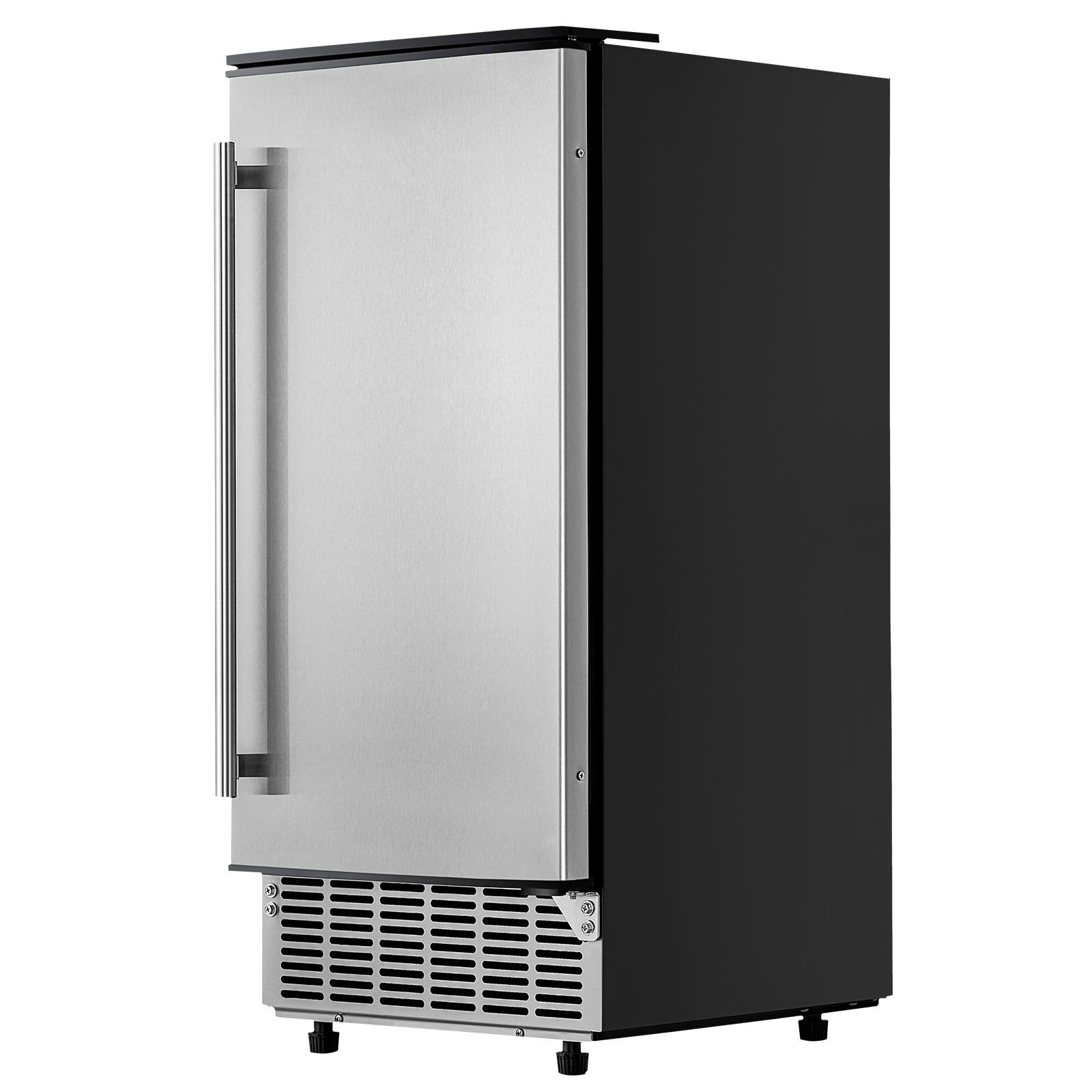Uimoso Built-in Ice Machine with Reversible Door, Produces 80 Lbs Daily