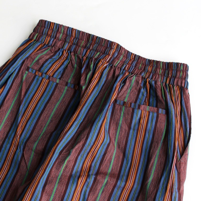 [PUEBCO] Cotton Stripe Regular Pants (3 colors)