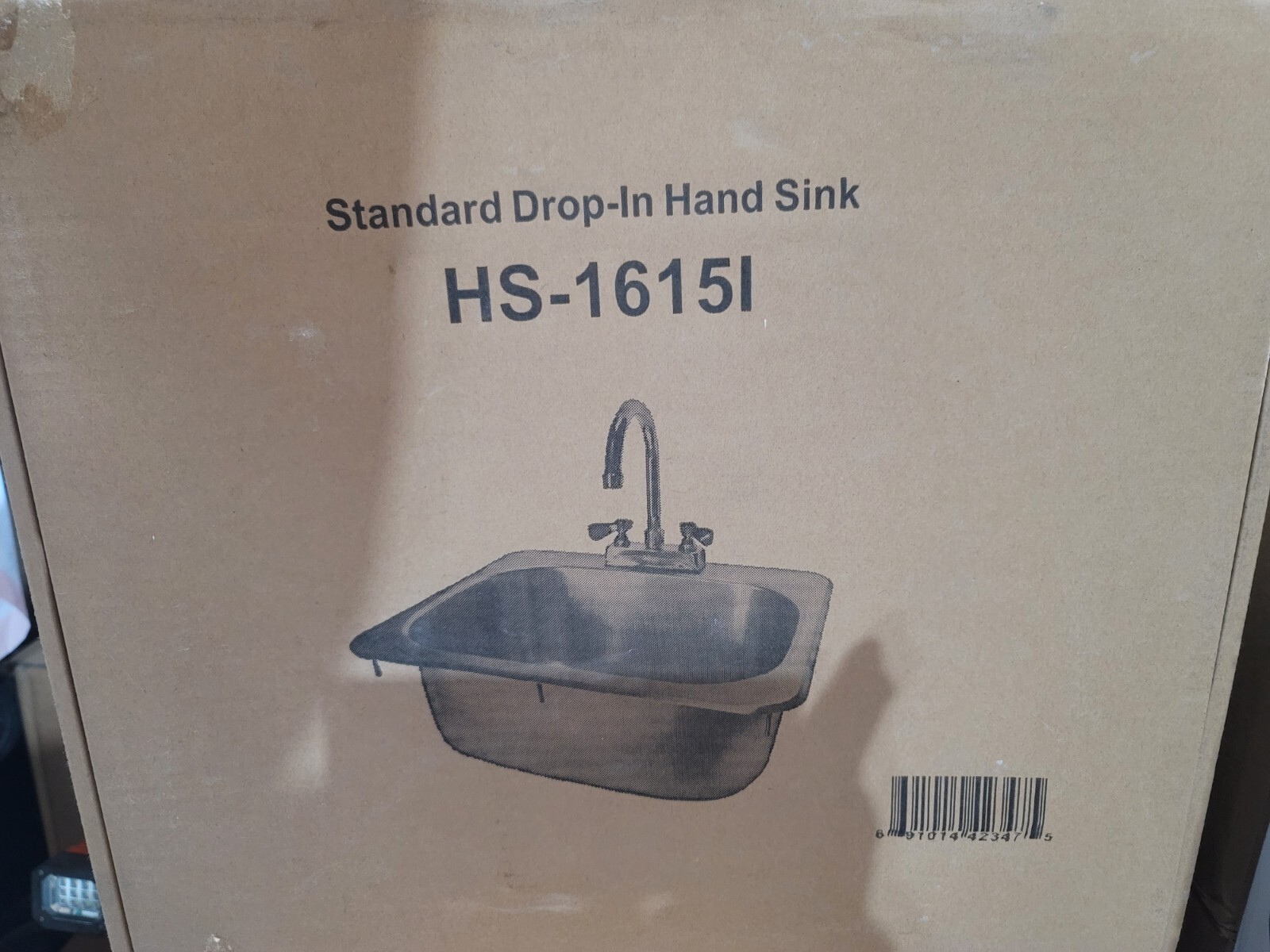 Brand New GSW USA HS-1615I Standard Drop-in Hand Sink w/ faucet set