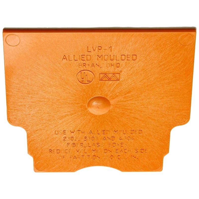 Allied Moulded LVP-1 1/2″ Low Voltage Partition PVC Connector