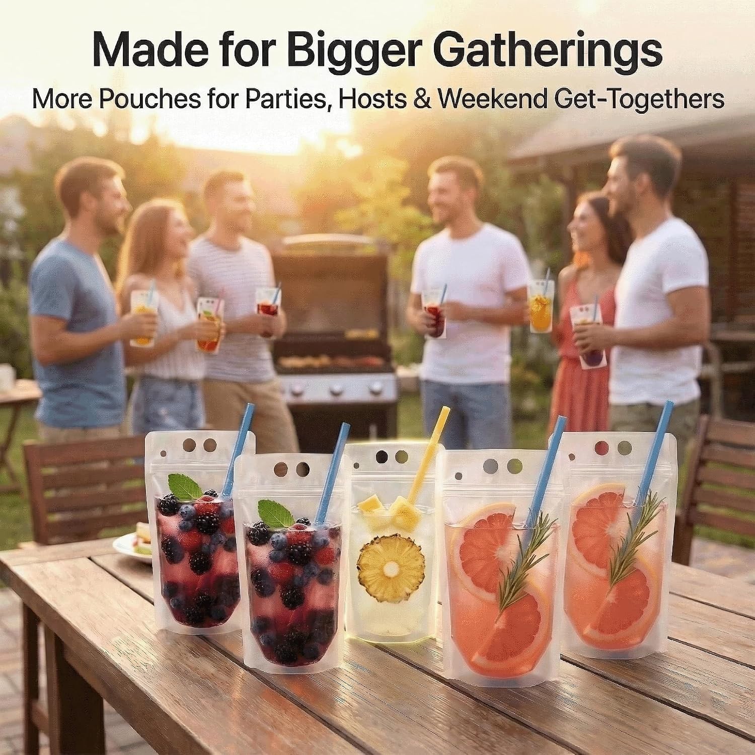 Convenient Pouches for Events – 200 Pack